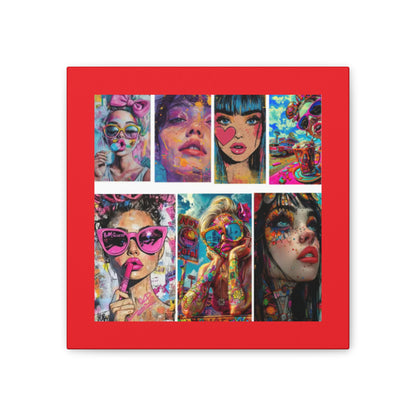 Pop Art Muse Canvas | Statement Wall Art