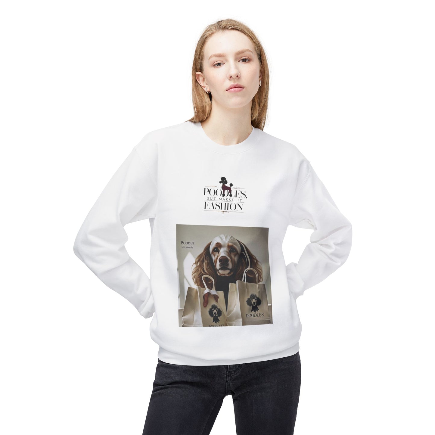 Poodles Fashion Graphic Sweatshirt | Eco-Limite