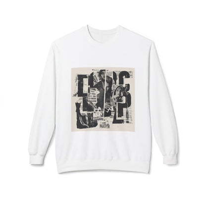 Life Matter Collage Graphic Sweater | Eco - Limited