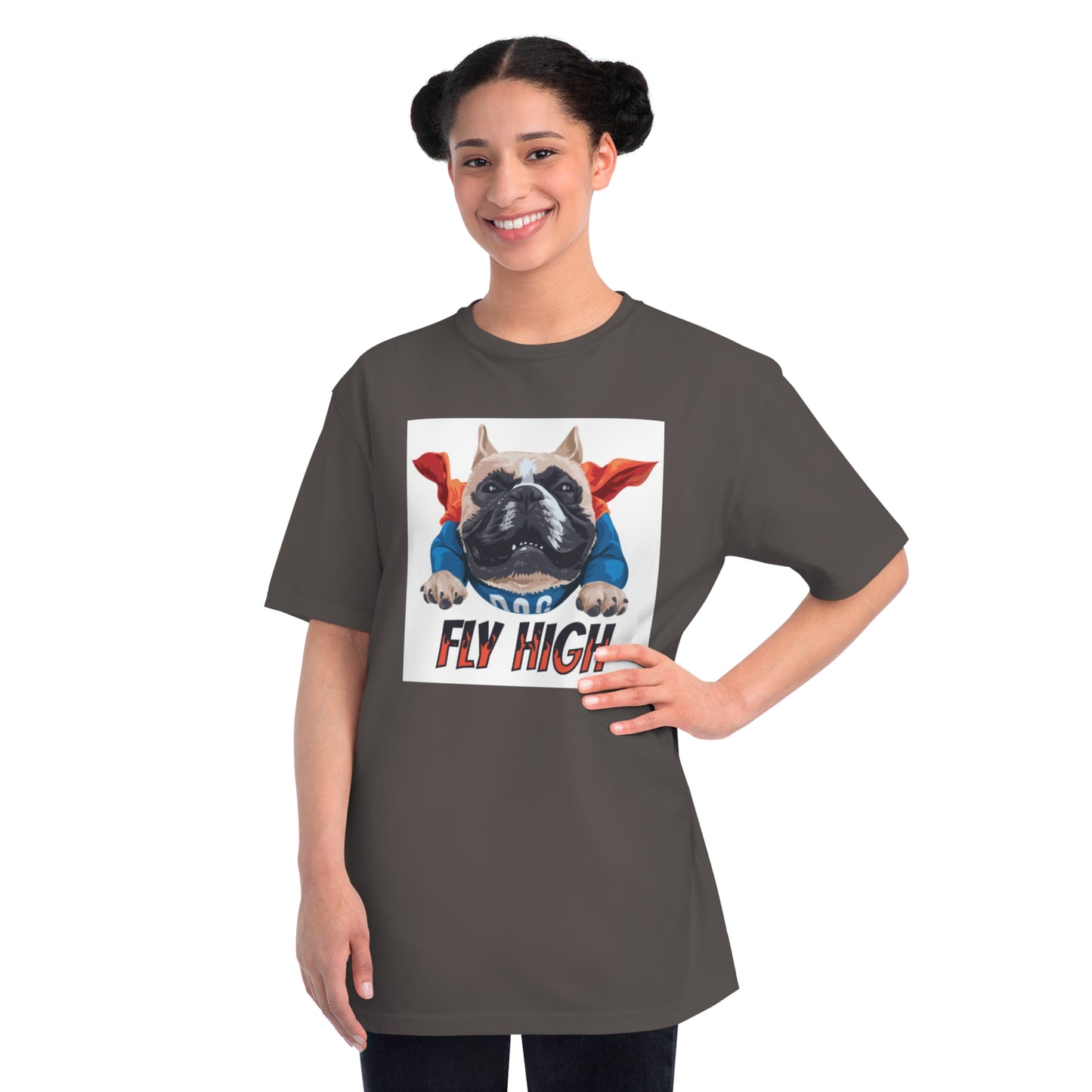 Organic Fly High Bulldog T-Shirt | Organic-Limited