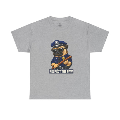 Respect The Paw K9 Officer Dog T-Shirt | Eco-Limited