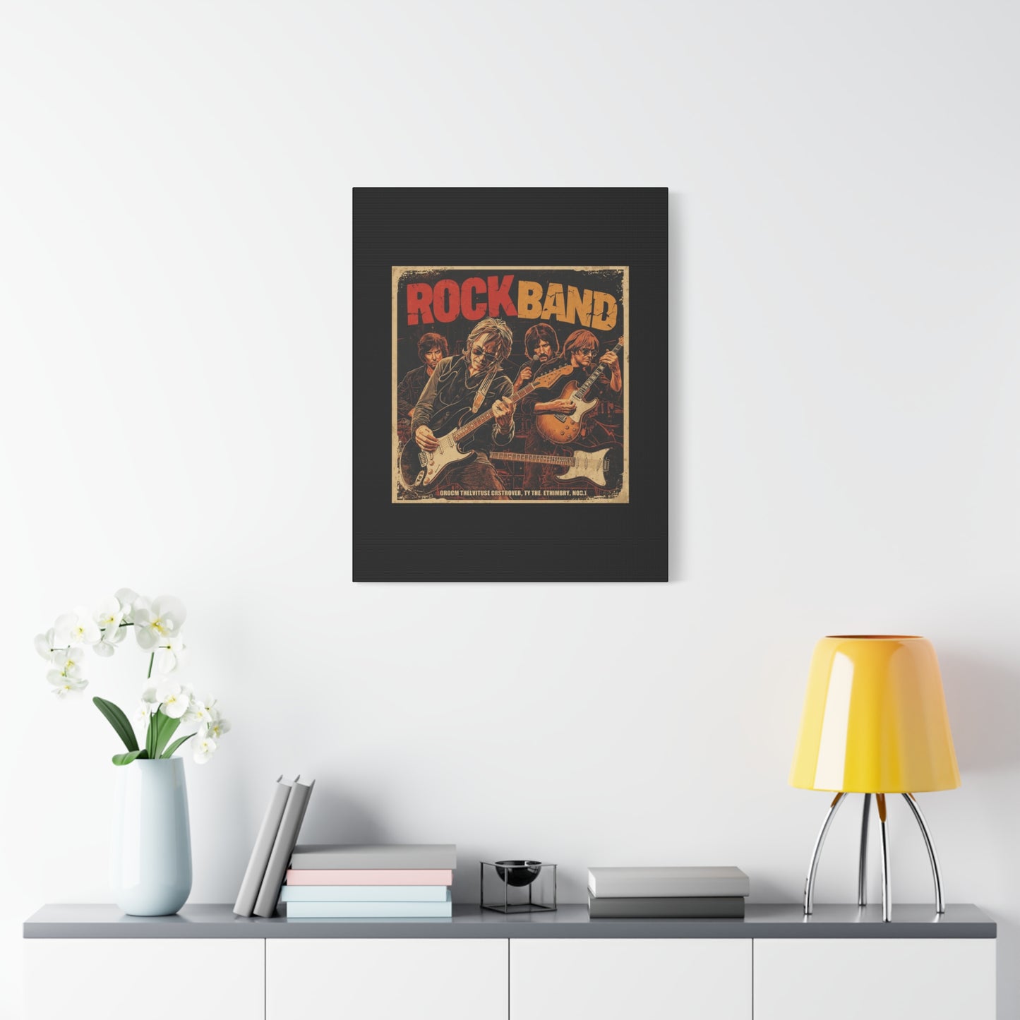 Rock Band Vintage Canvas Wall Art | Eco - Limited