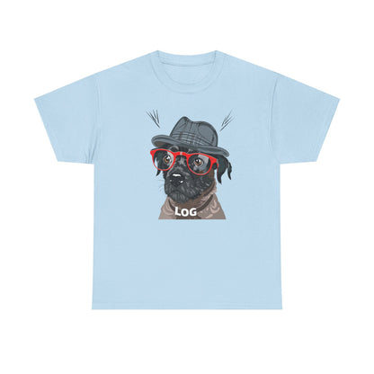 Hipster Dog Glasses T-Shirt | Eco-Limited