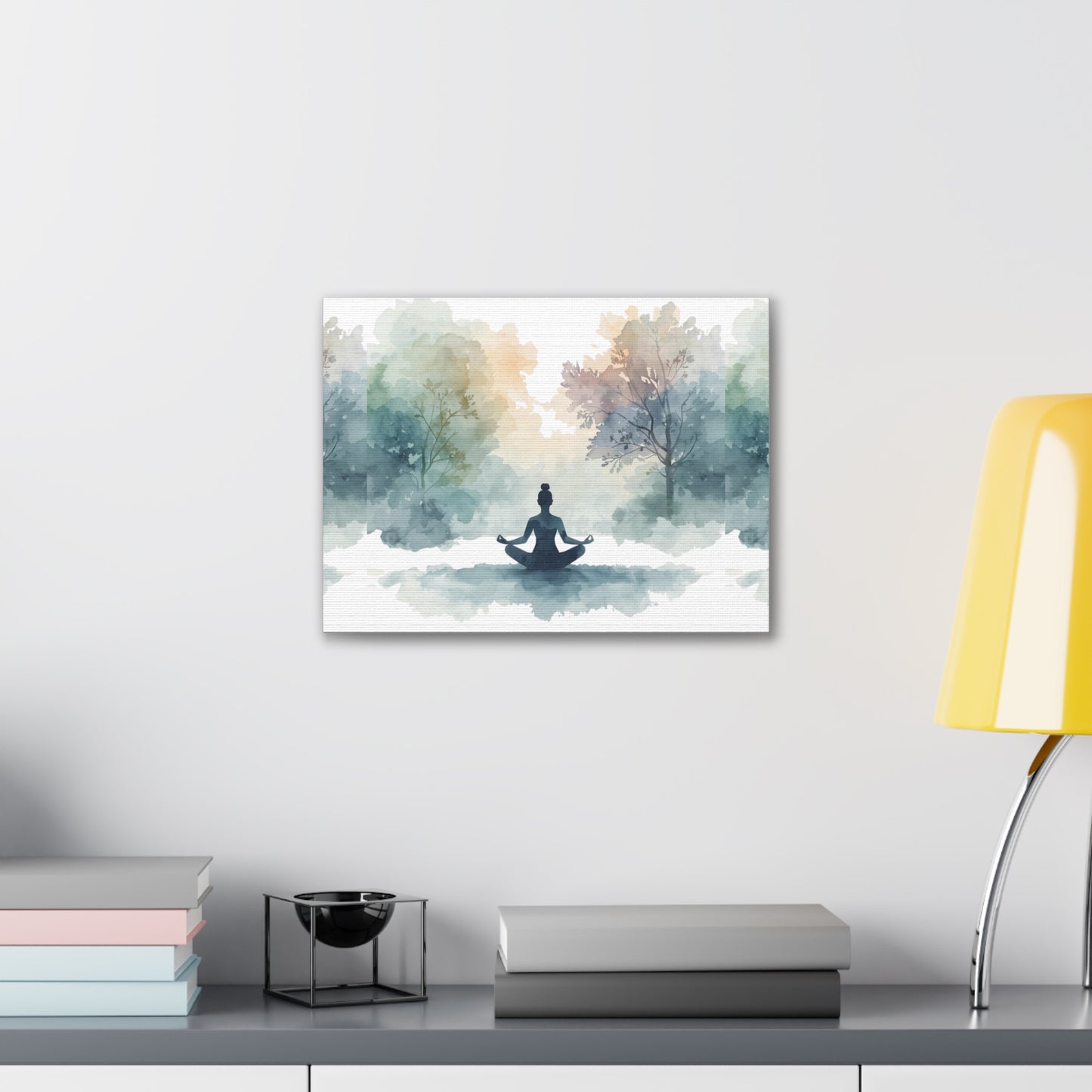 Peace Within Meditation Canvas Wall Art | Eco-Limited