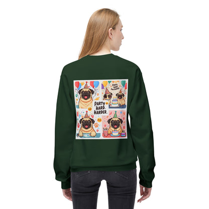 Party Hard Pug Birthday Sweater | Eco-Limited