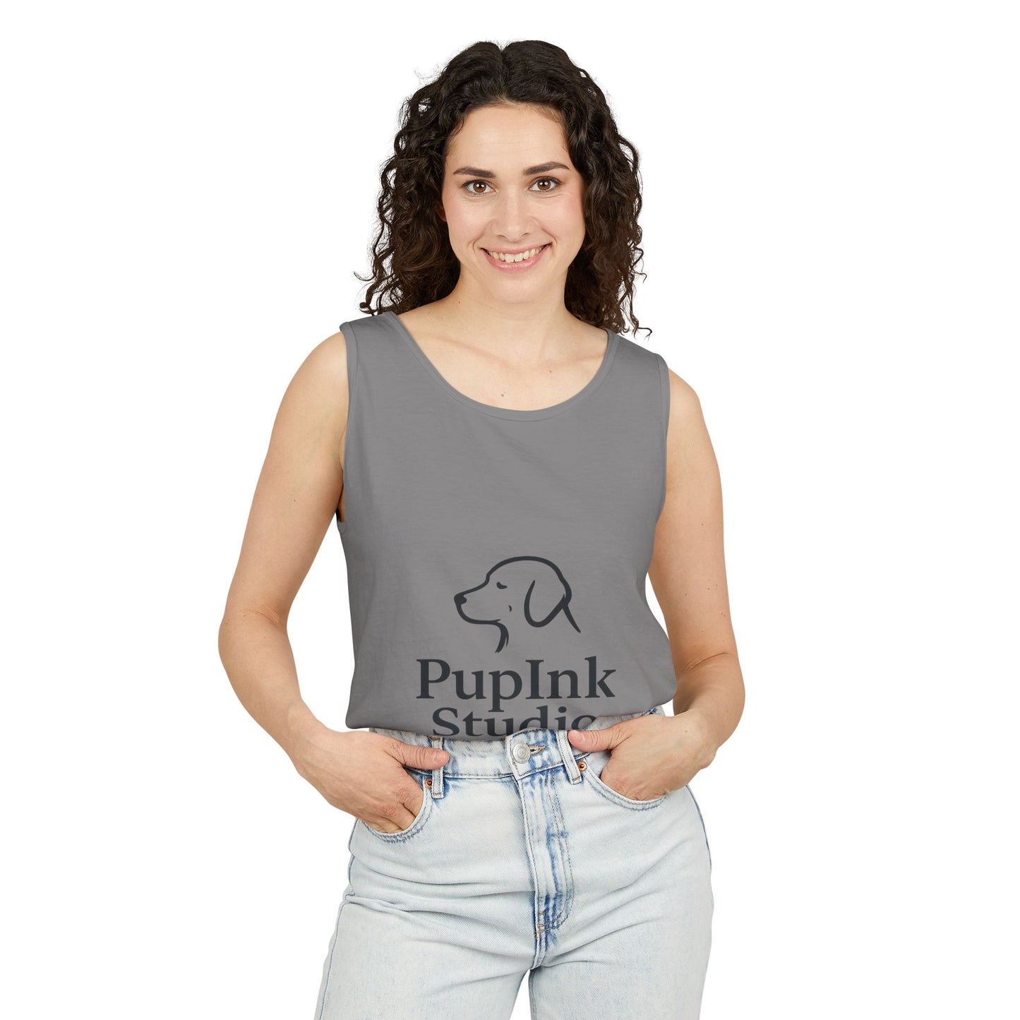 Playful Cat Soccer Art Tank Top | Eco-Limited