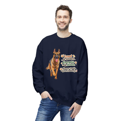 German Shepherd Character Sweatshirt | Eco-Limited