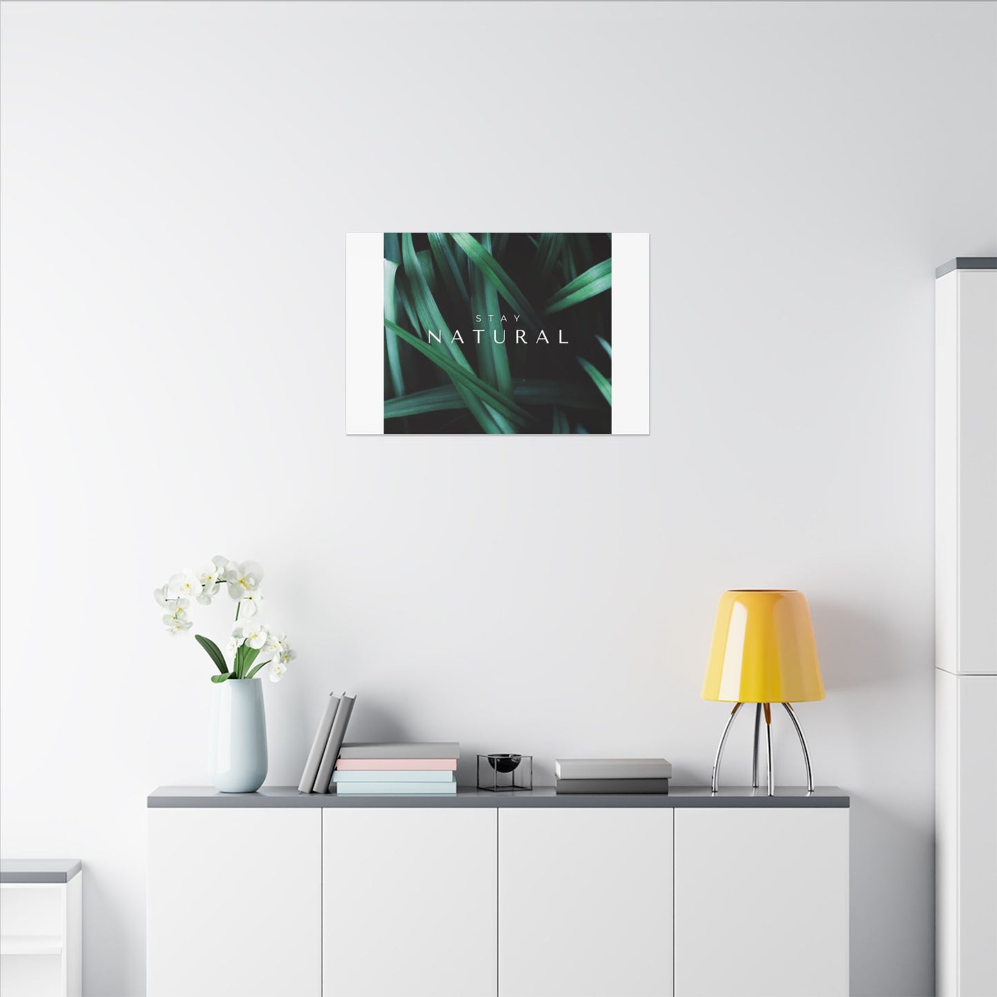 Stay Natural Botanical Canvas Wall Art