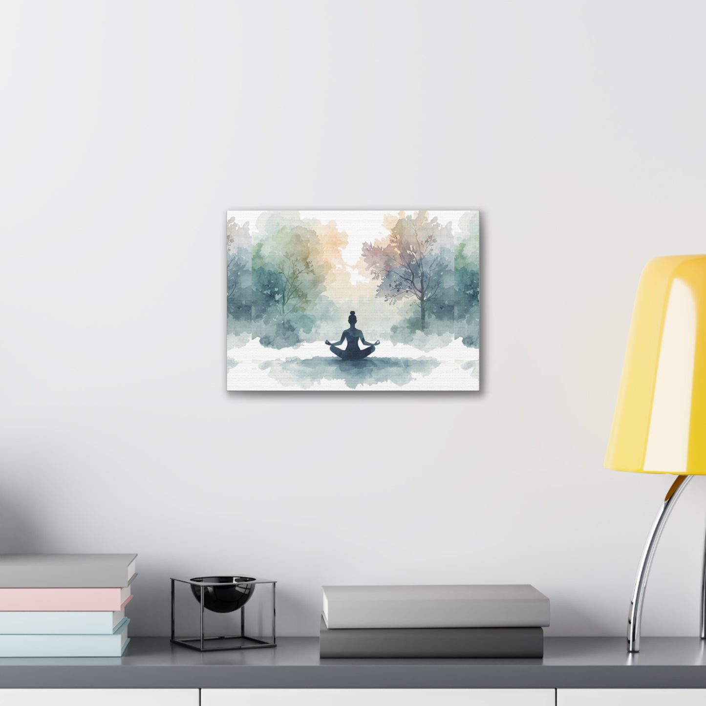 Peace Within Meditation Canvas Wall Art | Eco-Limited