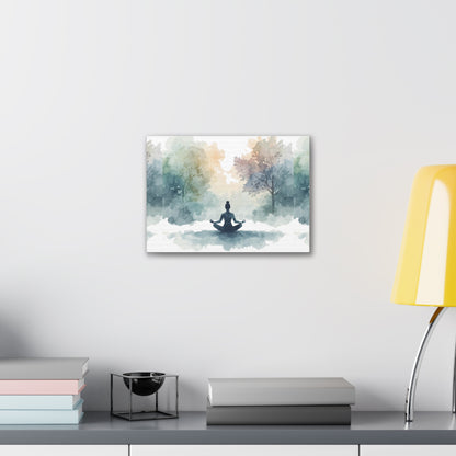 Peace Within Meditation Canvas Wall Art | Eco-Limited