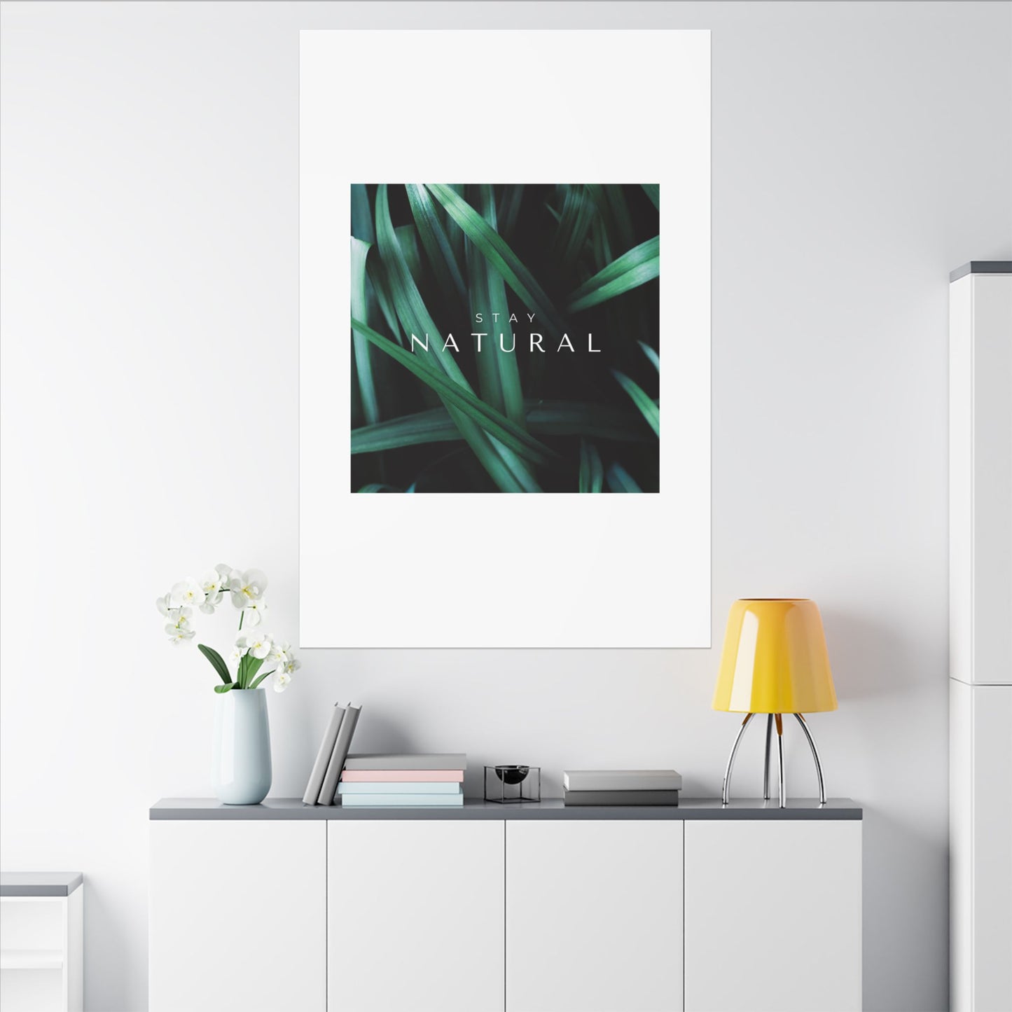Stay Natural Botanical Canvas Wall Art