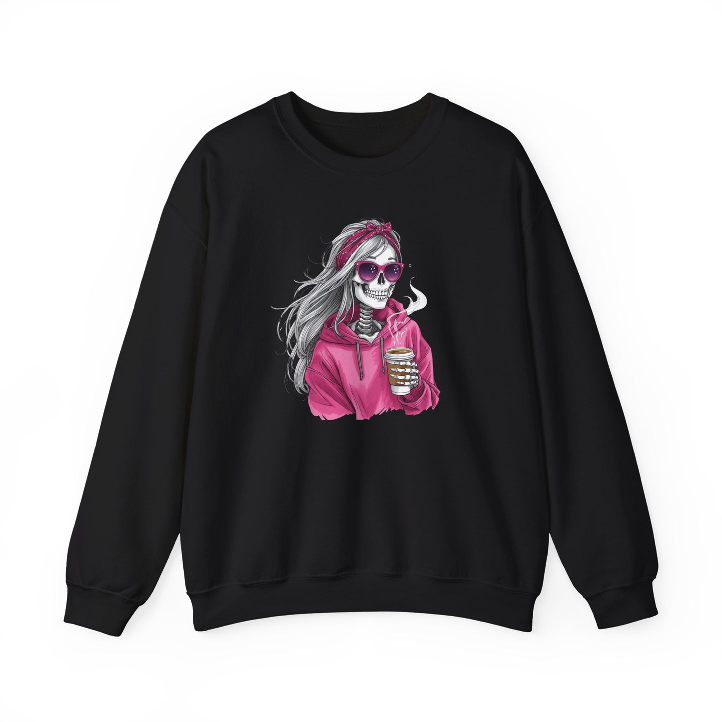 Coffee Rebel Skeleton Sweatshirt | Eco-Limited