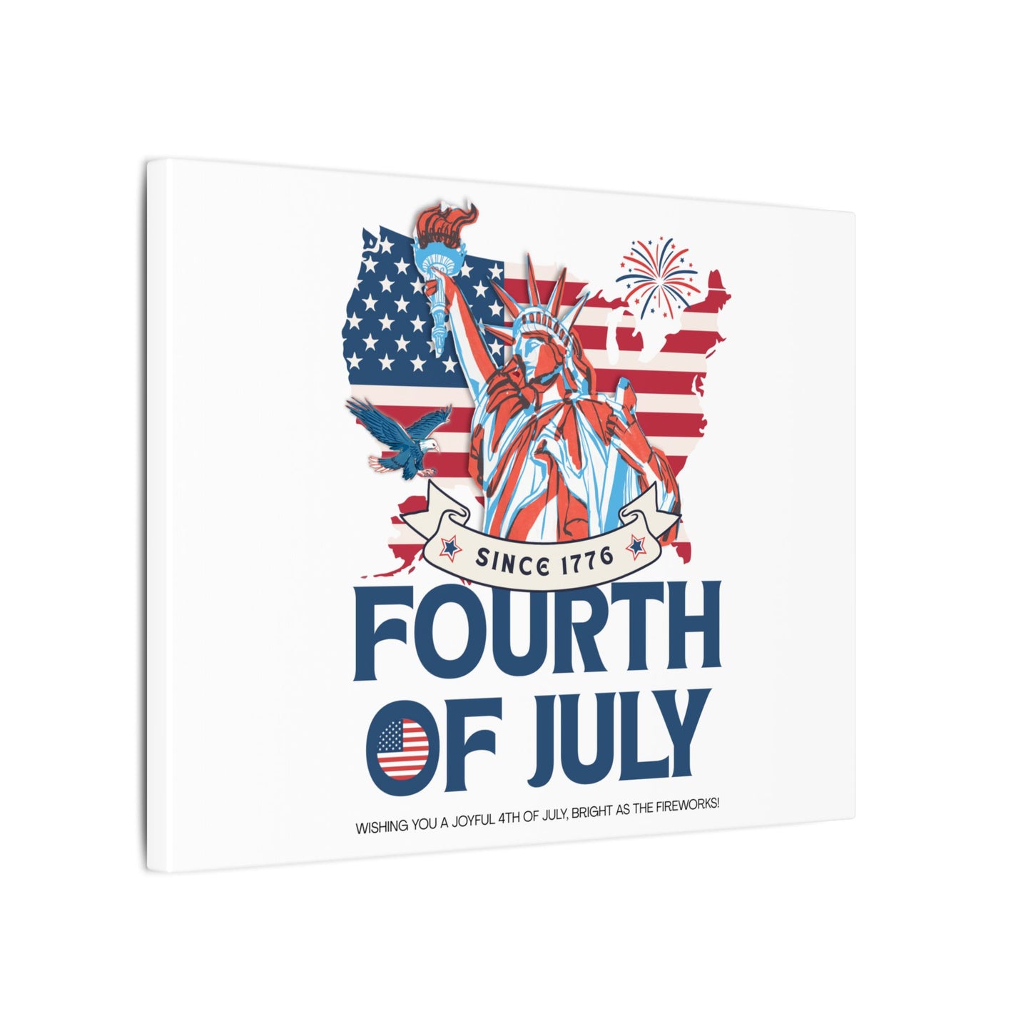 Fourth of July Canvas Wall Art