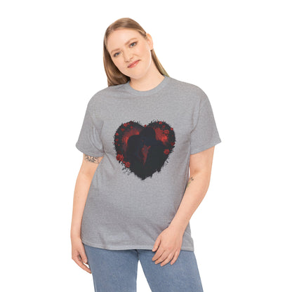Dark Emo Romance Heart T-Shirt | Eco-Limited
