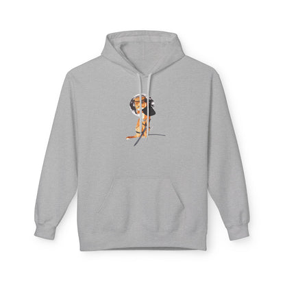 Moonlit Samurai Cat Art Hoodie