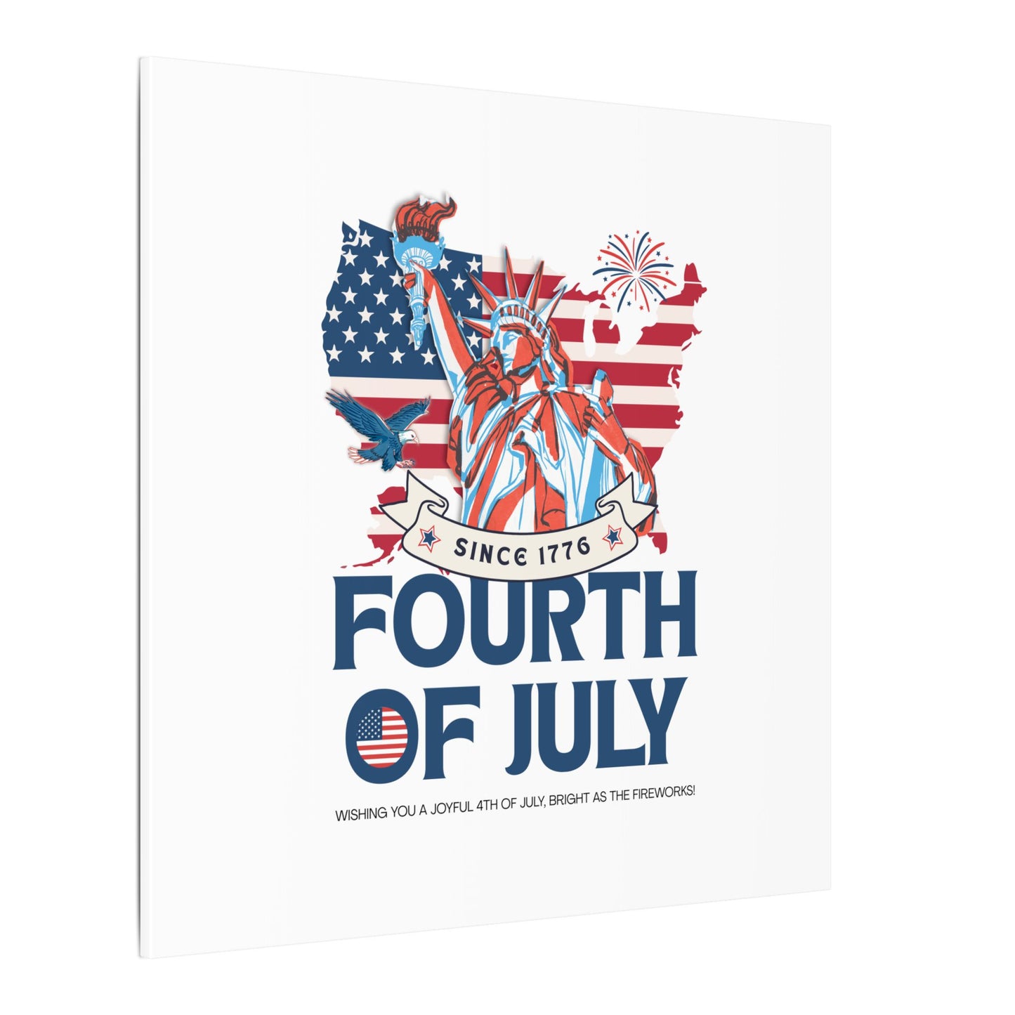 Fourth of July Canvas Wall Art