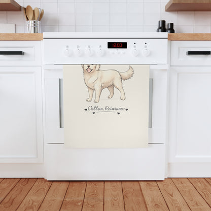 Golden Retriever Organic Cotton Tea Towel