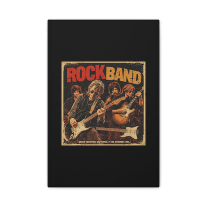 Rock Band Vintage Canvas Wall Art | Eco - Limited