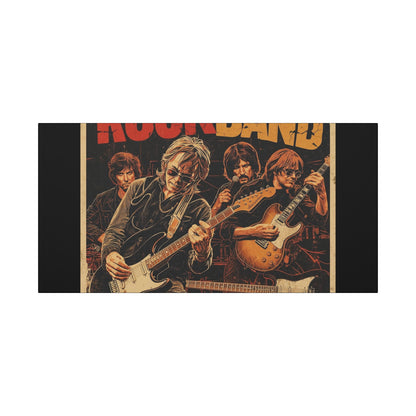 Rock Band Vintage Canvas Wall Art | Eco - Limited