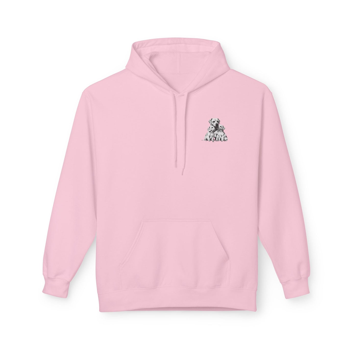 Puppy Family Chest Hoodie | Eco-Limited