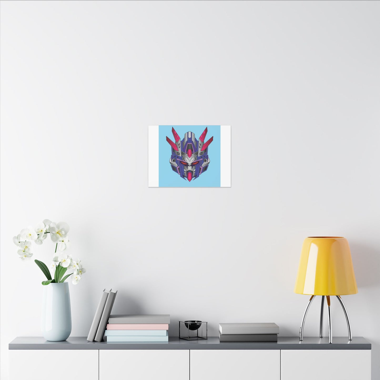 Mecha Warrior Helmet Organic Canvas