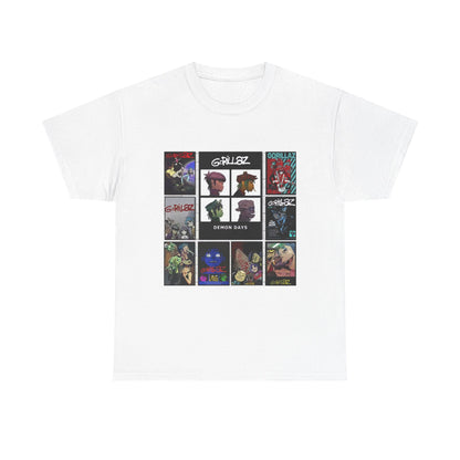 Animated Band Collage Street Art Graphic Tee | Eco-Limited