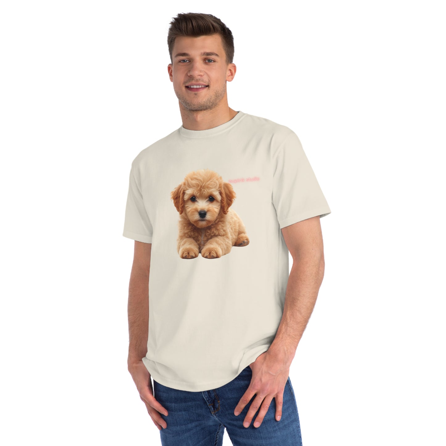Organic Puppy Portrait T-Shirt | Organic-Limited