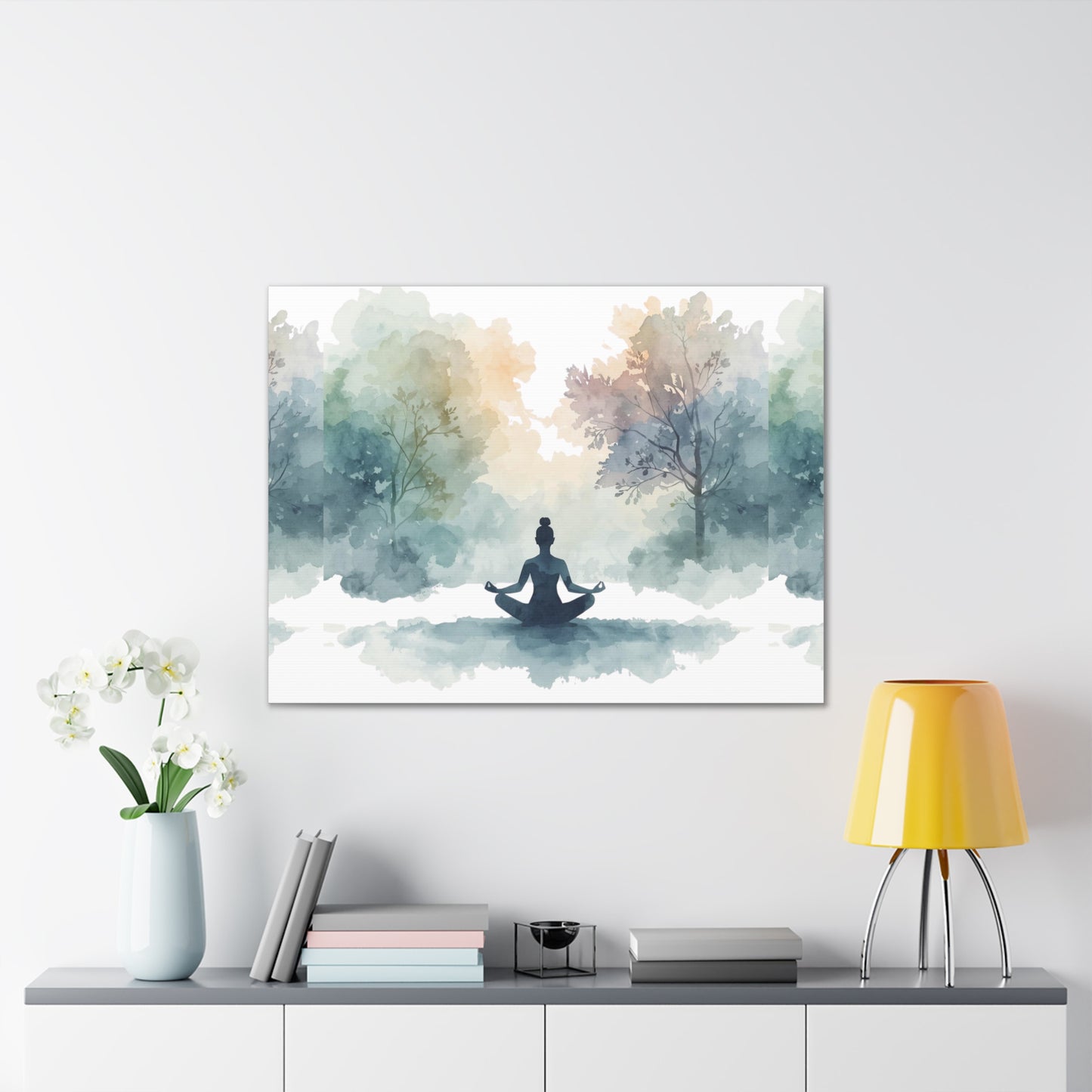 Peace Within Meditation Canvas Wall Art | Eco-Limited
