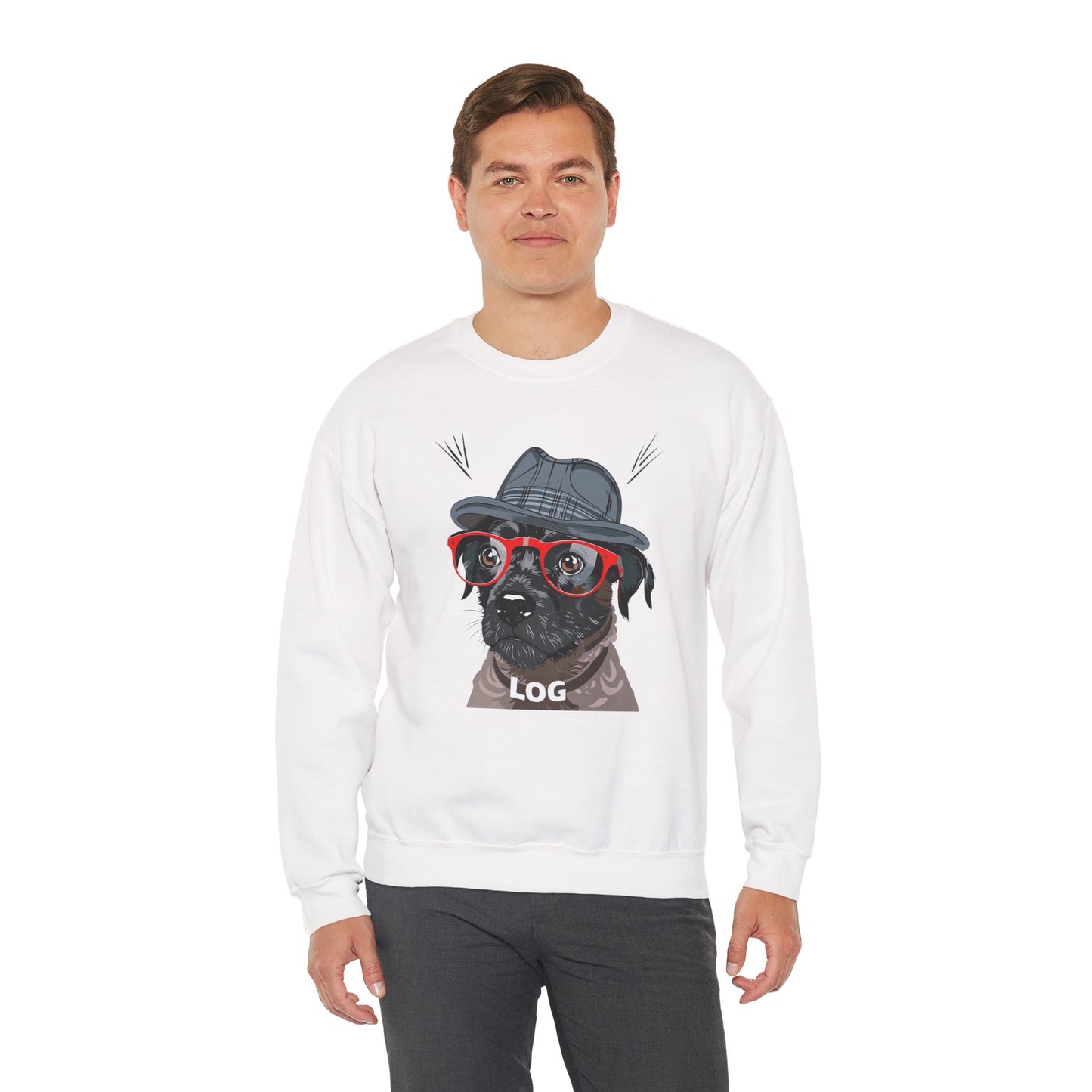 LOG Street Dog Art Sweatshirt | Eco-Limited