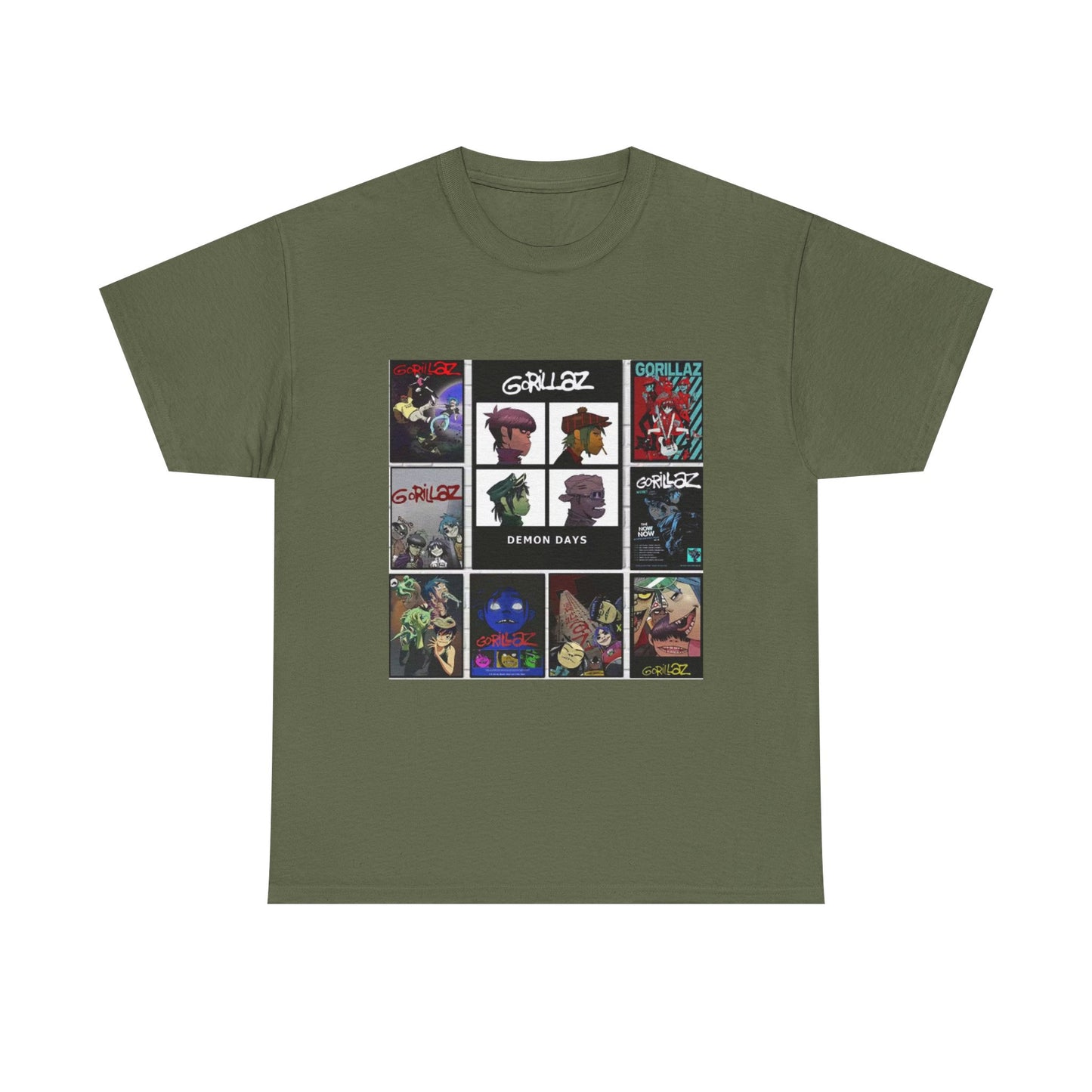Animated Band Collage Street Art Graphic Tee | Eco-Limited