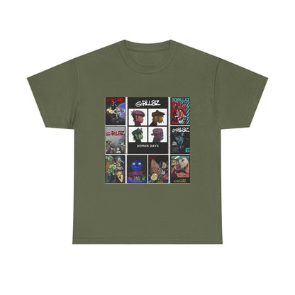 Animated Band Collage Street Art Graphic Tee | Eco-Limited