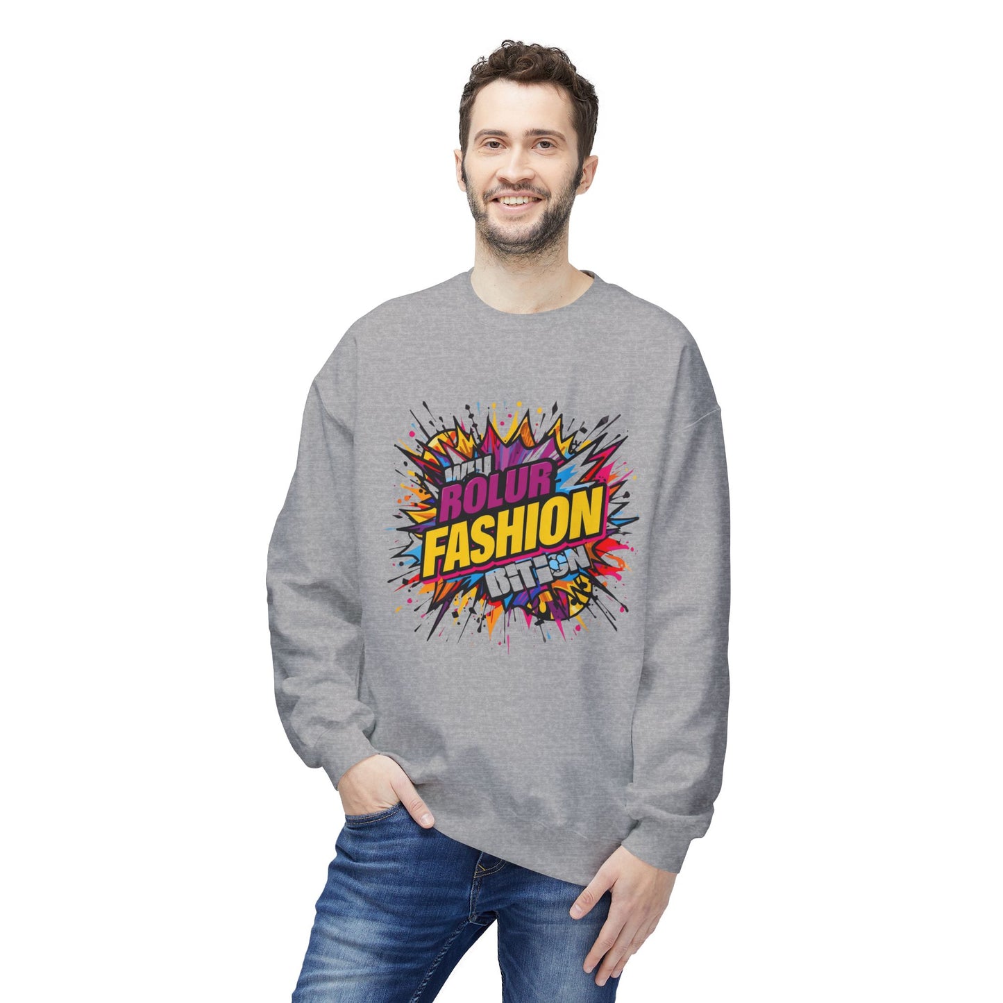 Retro Comic Pop Art Crewneck Sweatshirt