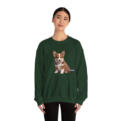 Corgi Puppy Graphic Sweatshirt|Eco-Friendly - Limited