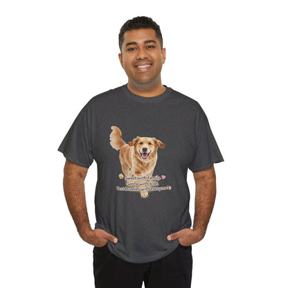 Golden Buddy Character T-Shirt | Eco-Limited