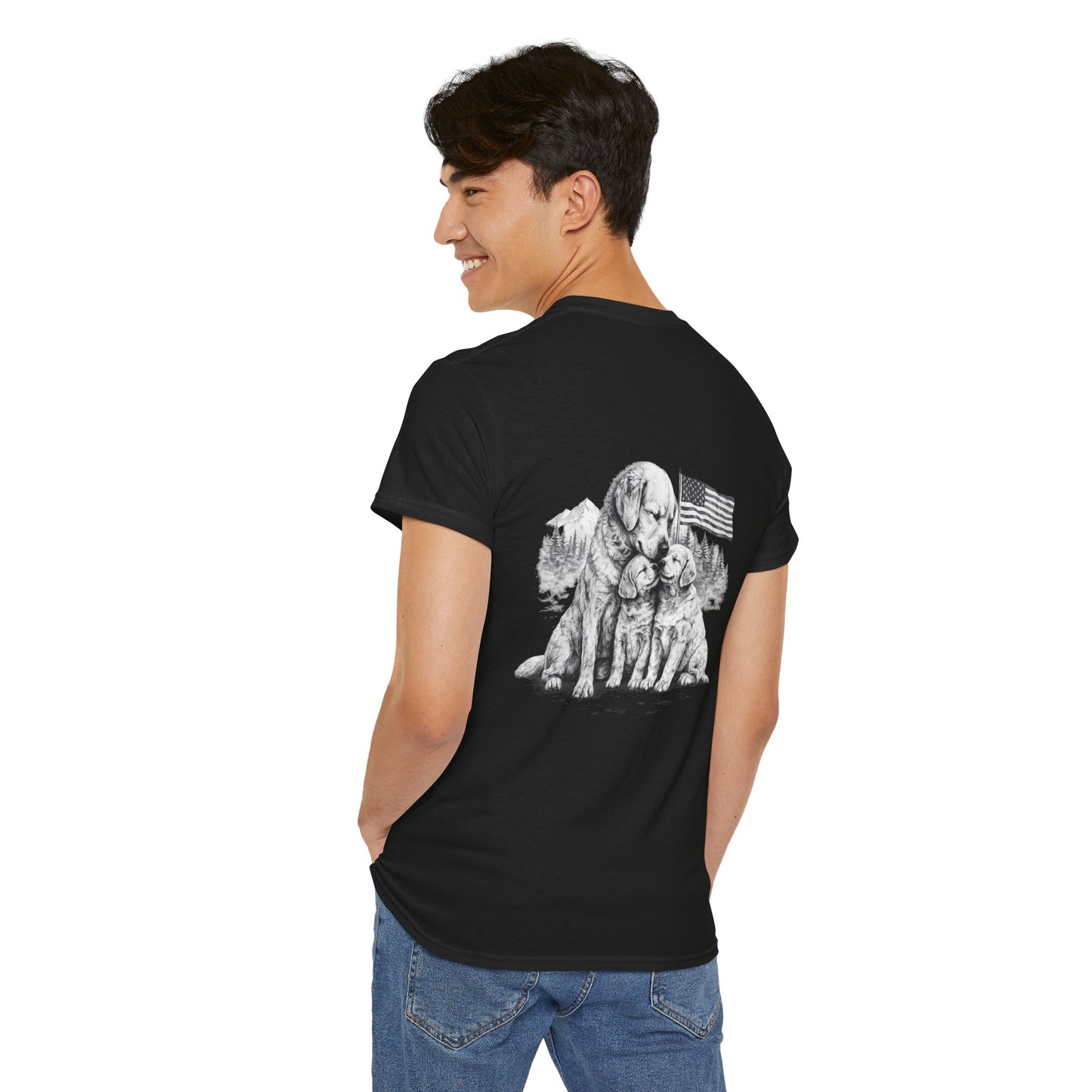Guardian Bond Dog Family Graphic T-Shirt | Eco - Limited