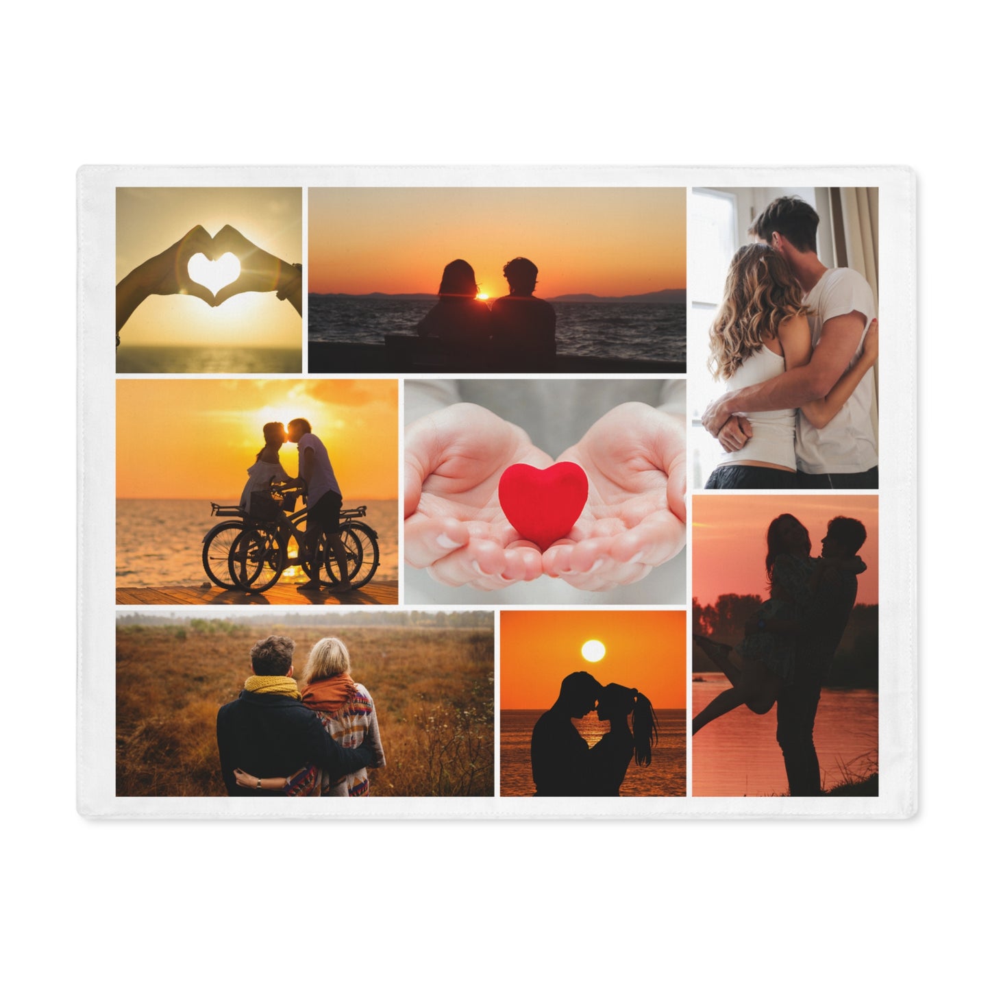 Romantic Photo Collage Placemat