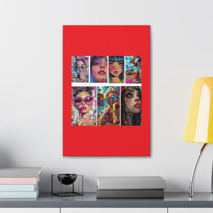 Pop Art Muse Canvas | Statement Wall Art