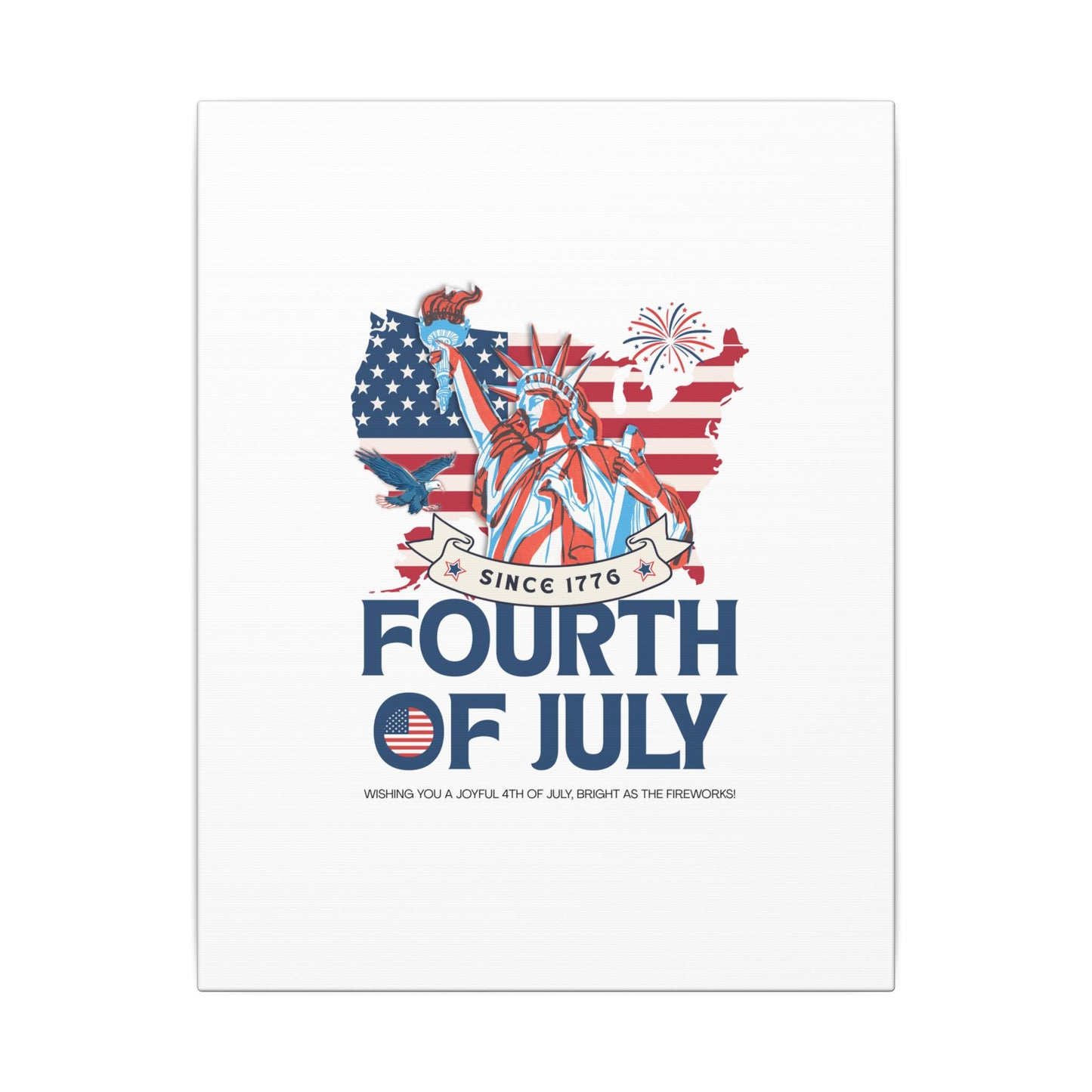 Fourth of July Canvas Wall Art