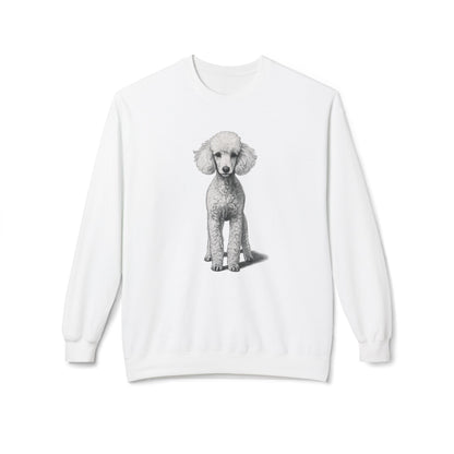 Elegant Poodle Illustration Sweatshirt | Eco-Limited