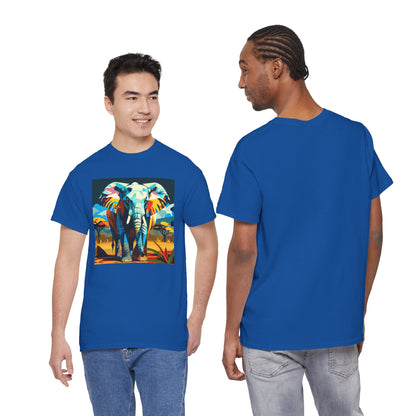 Colorful Elephant Art T-Shirt | Eco-Limited