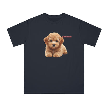 Organic Puppy Portrait T-Shirt | Organic-Limited