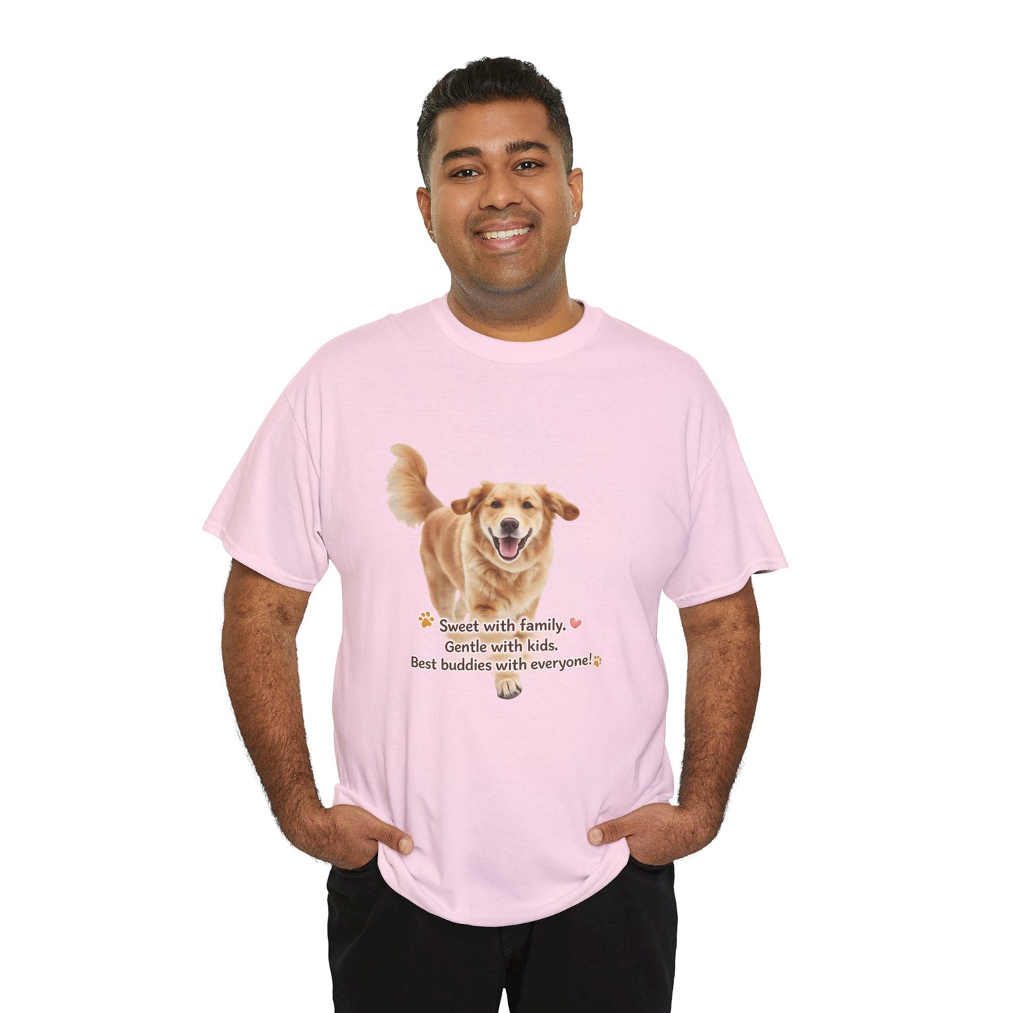 Golden Buddy Character T-Shirt | Eco-Limited