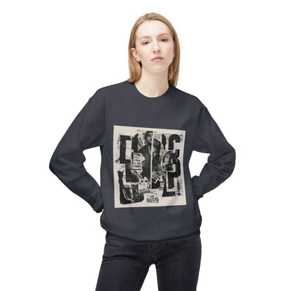 Life Matter Collage Graphic Sweater | Eco - Limited