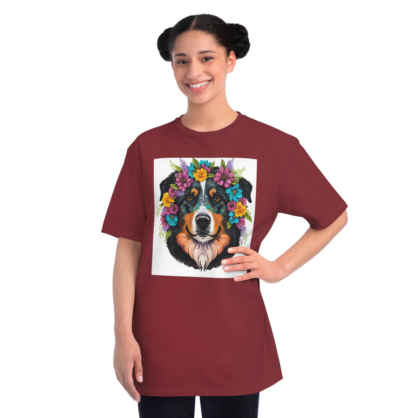 Floral Soul Dog Organic T-Shirt | Organic-Limited