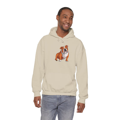 Cute English Bulldog Graphic Hoodie|Eco-Friendly - Limited