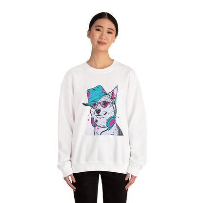 Urban DJ Dog Art Sweater | Eco-Limited