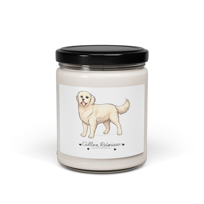 Golden Retriever Soy Organic Candle