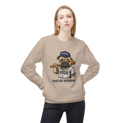 Pugs Hit Different Graphic Sweater | Eco-Limited