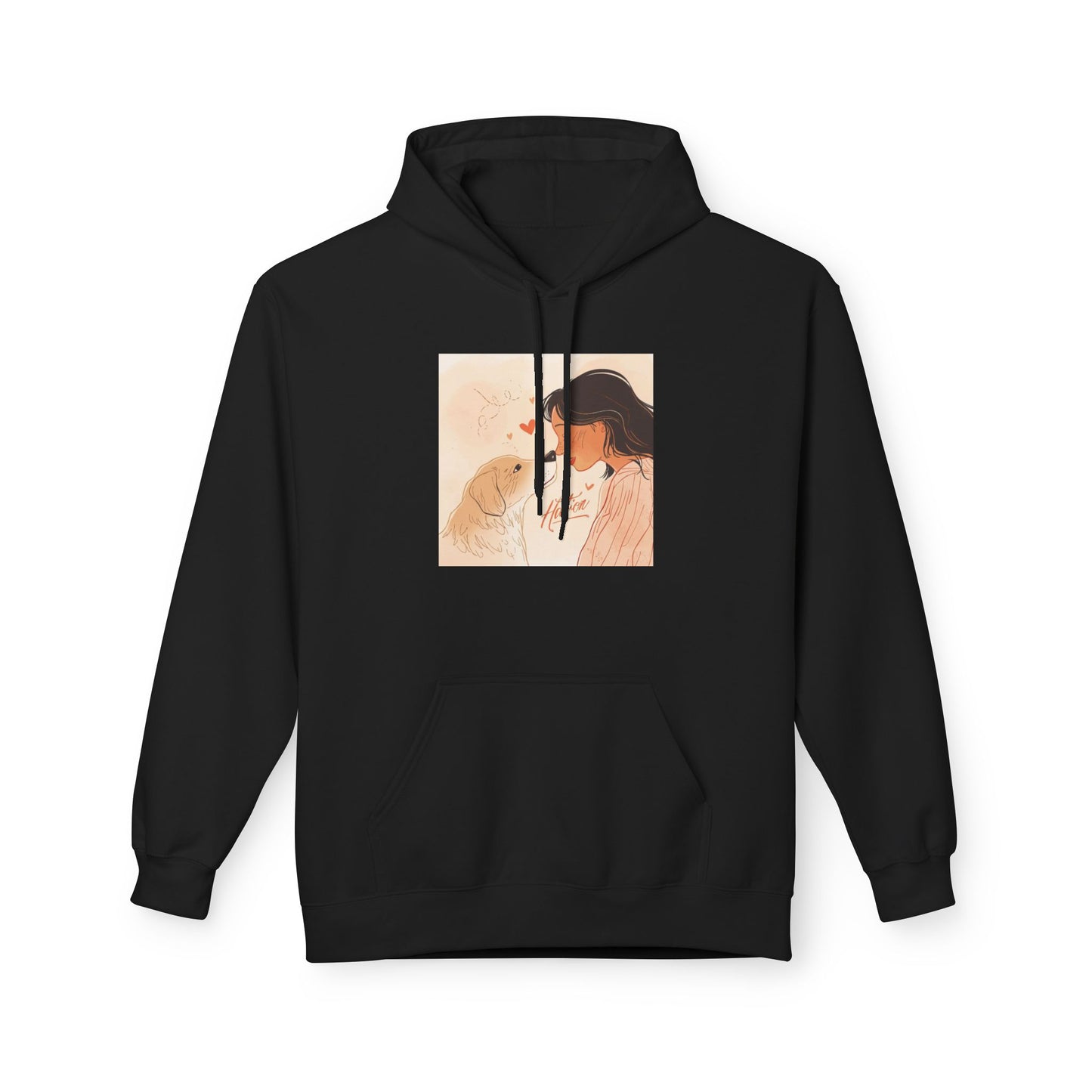 Dog Mom Love Moment Graphic Hoodie Gift | Eco-Friendly - Limited
