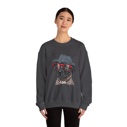 LOG Street Dog Art Sweatshirt | Eco-Limited